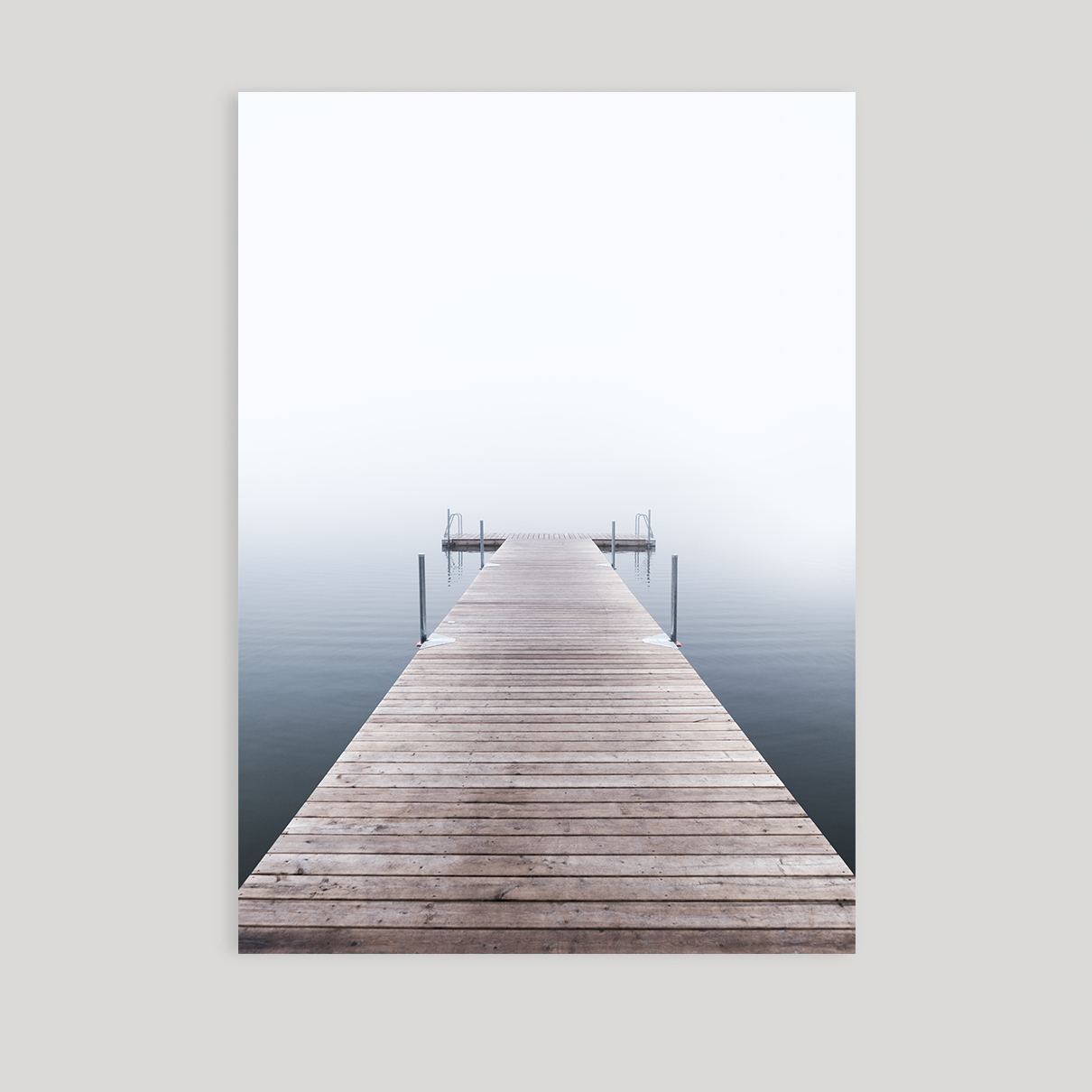 Den nye badebro i Buresø