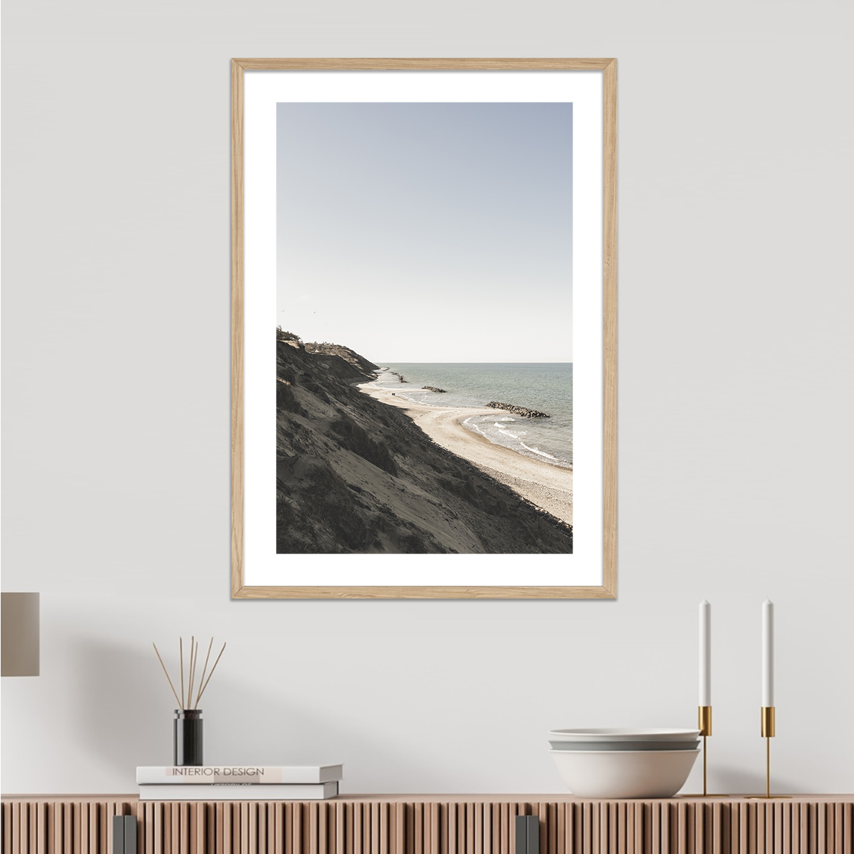 Udsigten ved Vejby strand