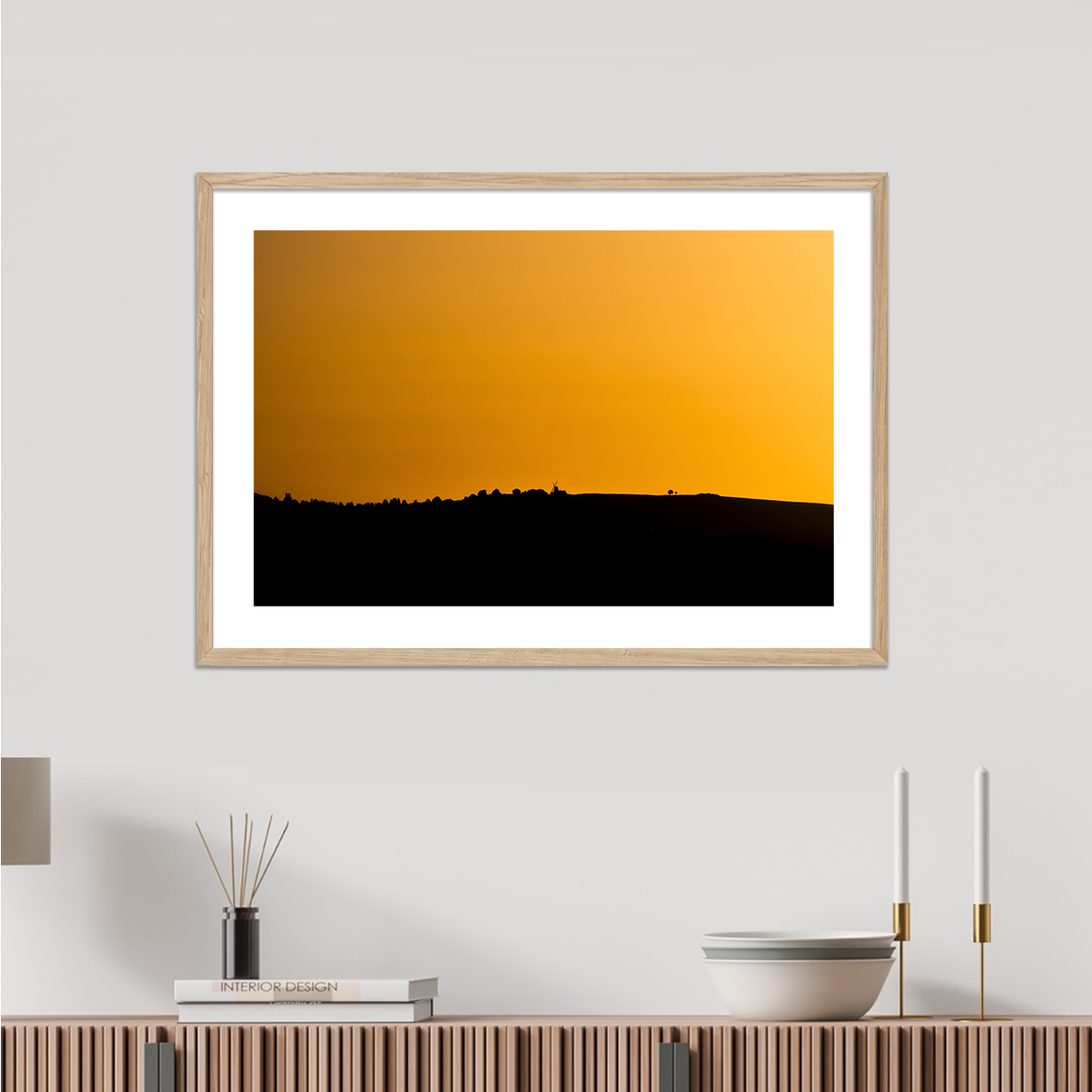 Solopgang ved vejrhøj hjertet